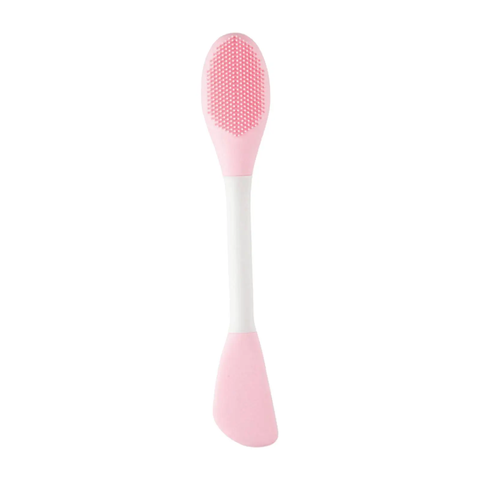 Portable Silicone Double Headed Face Brush Mask Spatula Applicator for Cleansing Exfoliating Massage Skincare Tool Beauty