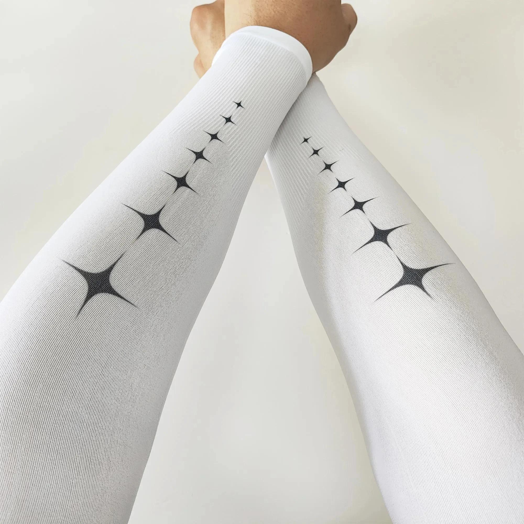 

2026 Summer New Solid Color Printed Sleeve Cover Outdoor Arm Protection Ice Sleeve Versatile Fashion fashion personality print