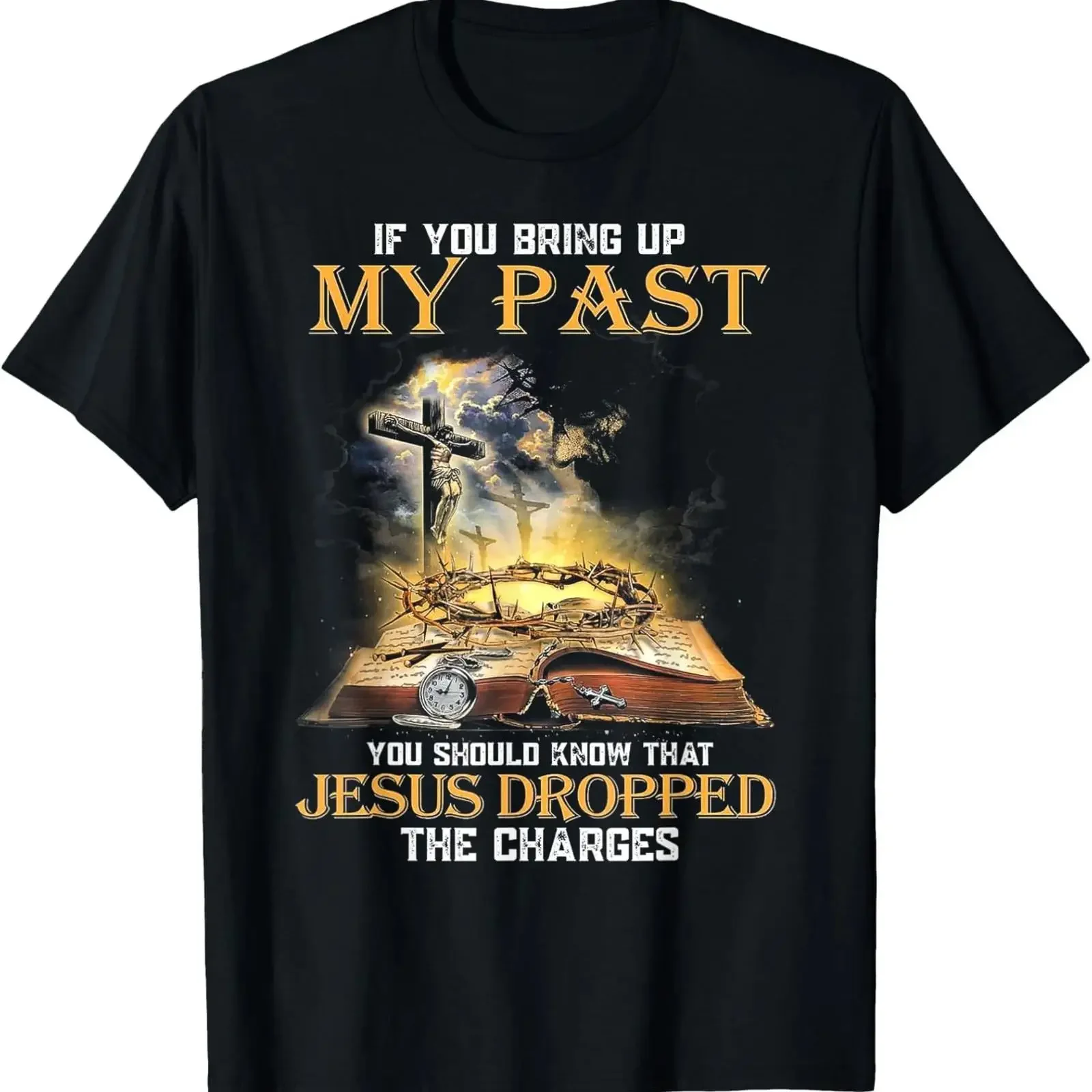 NOUVEAU ÉDITION LIMITÉE Si tu connais mon passé, tu devrais savoir que Jésus est apparu sur un t-shirt vintage délavé légèrement doux, vêtements de créateur