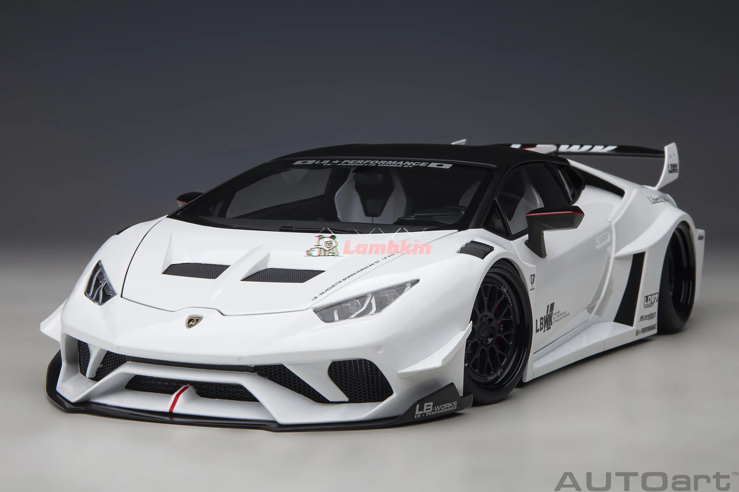 Autoart 1/18 For Lamborghini LIBERTY WALK LB HURACAN GT Car Model