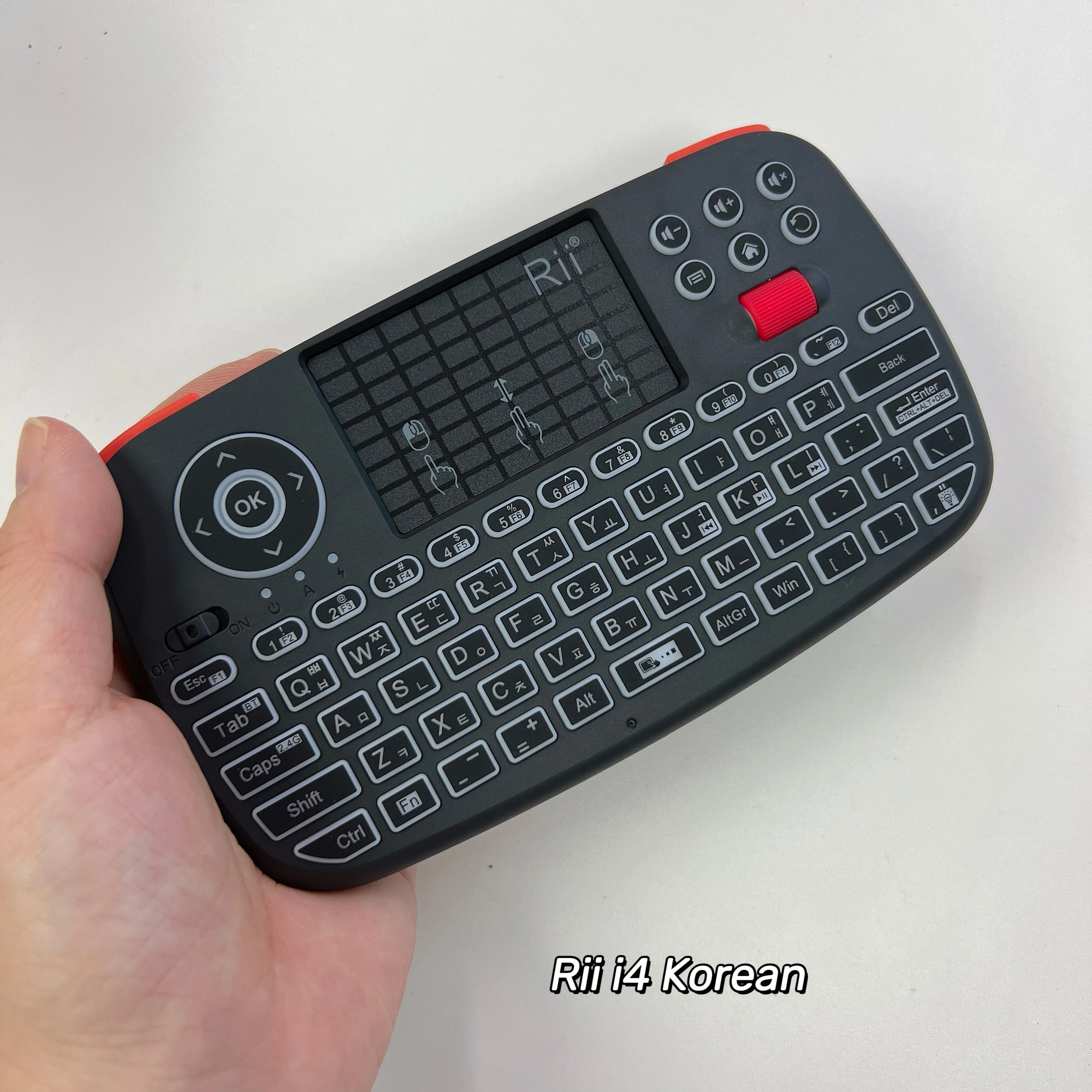 Rii i4 Mini BT Wireless Keyboard With Touchpad 2.4GHz Backlit Mouse Remote Control For Windows Android TV Box Smart TV