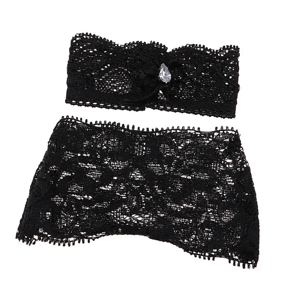 1 4 Dolls Accessories Lace Bra and Underpants Lingerie Set Underwear for Dress Up for 1 4 BJD Dolls