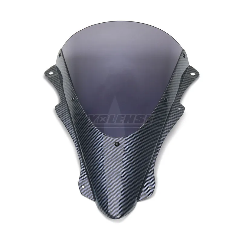 100% Carbon Fiber Motorcycle Racing Sports Front Screen Windshield Fairing Windscreen Baffle Fit For ZX-4R ZX-4RR ZX4R ZX4RR