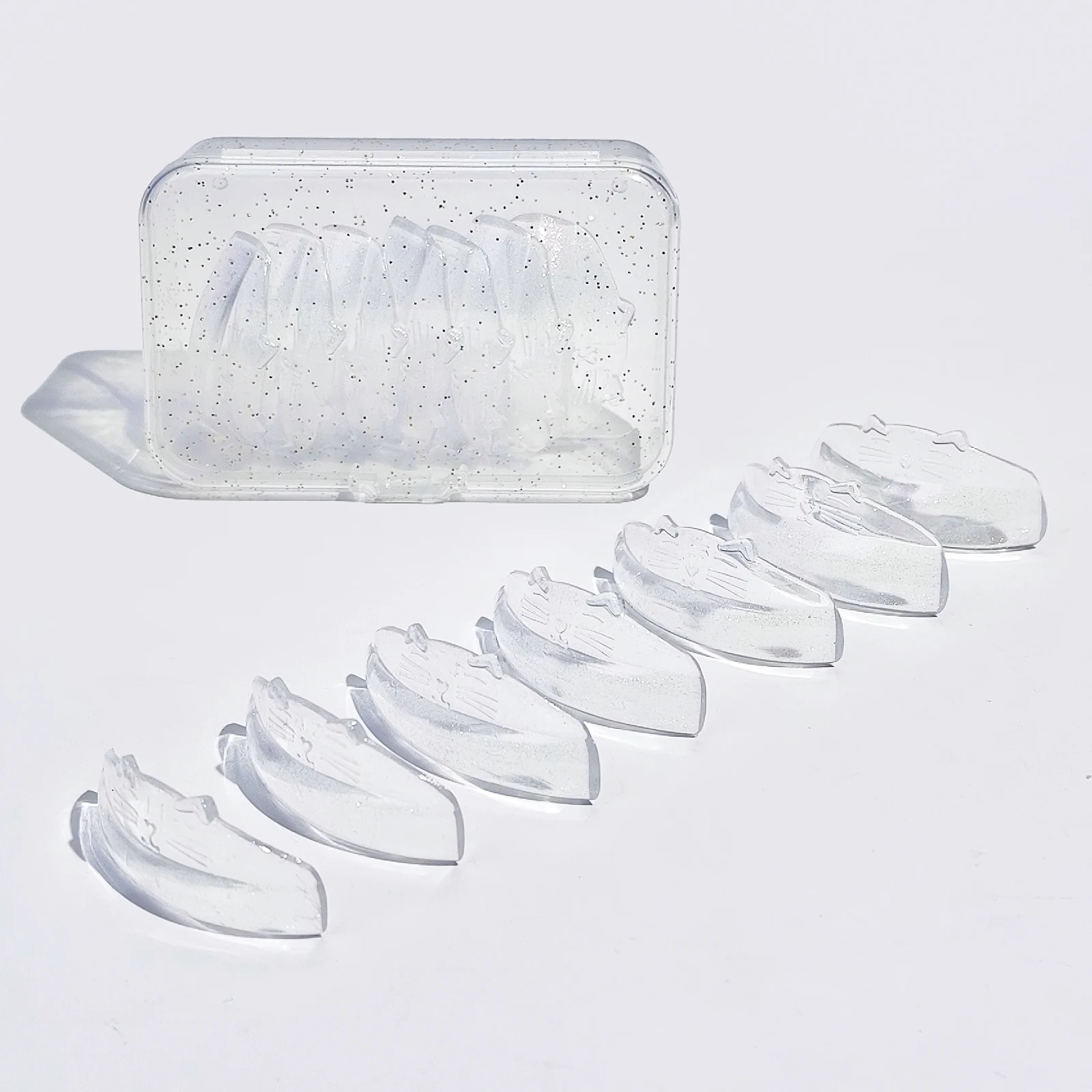 Libeauty 7 Paar Silikon Katzenform Wimpern-Lifting-Pads Klebende Wimpernlifting-Pads 3D Wimpern-Perming L-Curler Zubehör Make-up-Tool – Detail 22