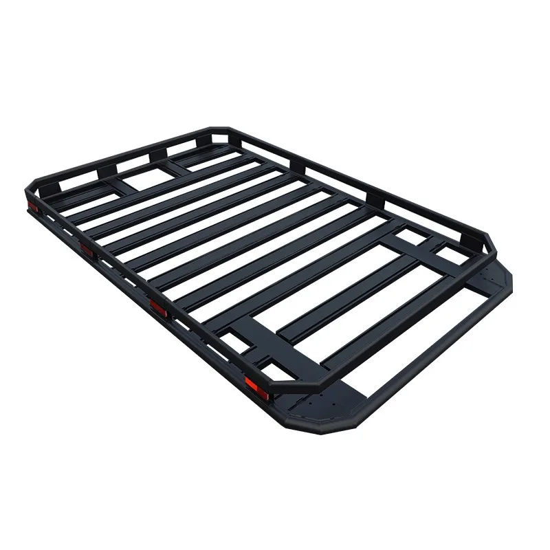 Traveler S4 integrated with guardrail double expansion slot, roof platform, roof frame modified aluminum alloy luggage frame