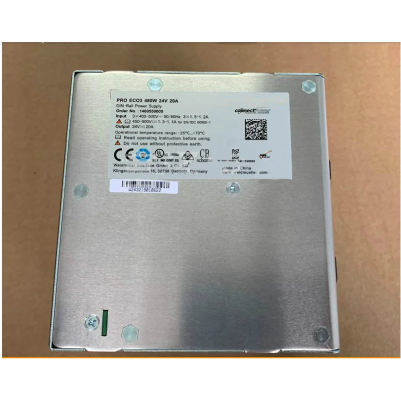 

Оригинальный импульсный источник питания Weidmüller 1469550000 PRO ECO3 480 Вт 24 В 20 А.