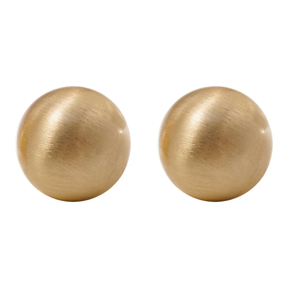 Simple Round Gold Color Earrings Retro Personality INS Women Earring Elegant Party Jewelry Accessories Dropshipping Wholesale