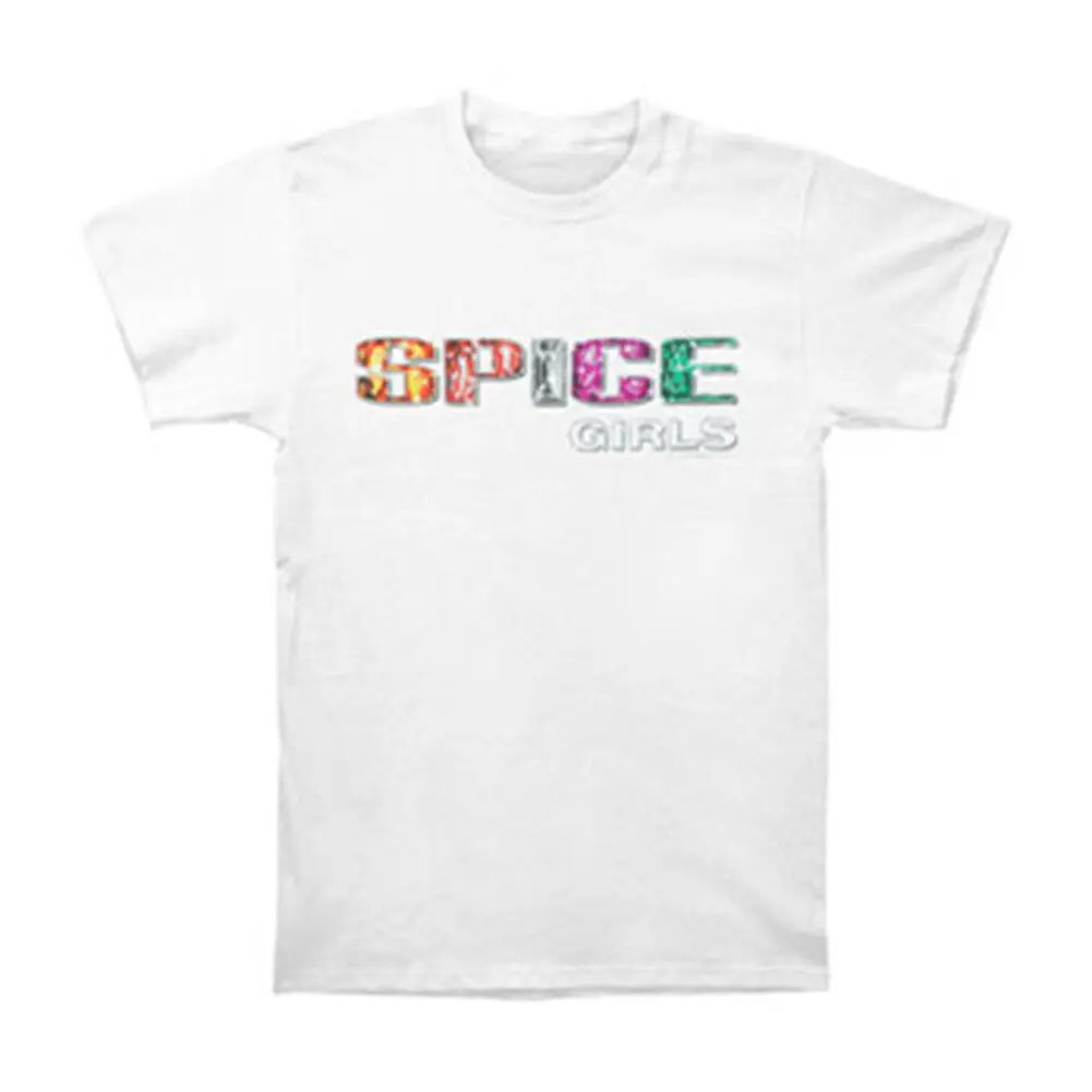 

Men's Spice Girls Signatures T-shirt Medium White