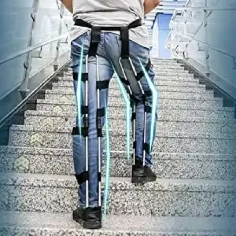 Adjustable Chairless Chair Wearable Exoskeleton Chair Portable Seat Lightweight Portable Folding Magic Chair for Fishing Subway