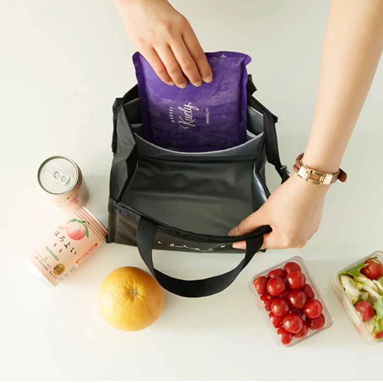 Thickened Aluminum Foil Lunch Box Oxford Cloth Bento Bag Hand-held Insulated Office Lunch Box