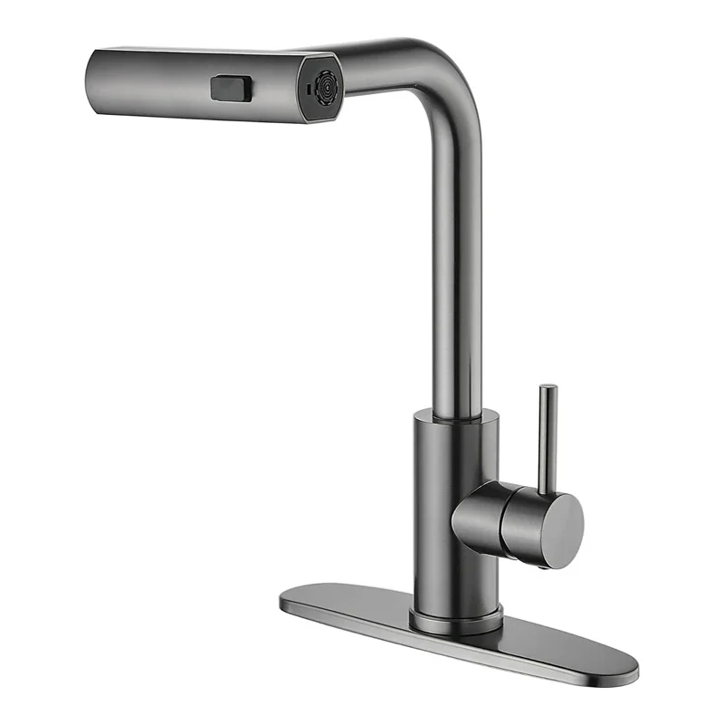 

New Design Waterfall Kitchen Faucet Mixer 360 Degree Rotation Basin Faucet Hot Cold Water Tap Sink Faucet