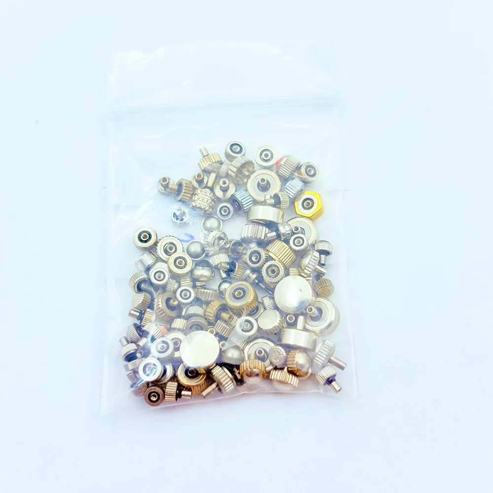 

Watch Accessories Watch Head Watch Crown Watch Repair Parts Heads Mixed Together For About 100PCS