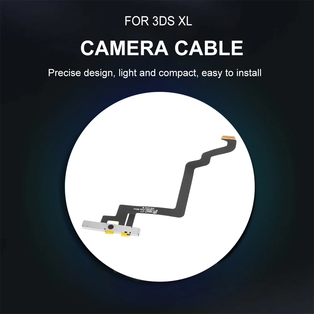 Camera Lens Module with Flex Ribbon Cable Easy Installation Camera Lens Module with Cable Portable Eco-Friendly for 3DS XL