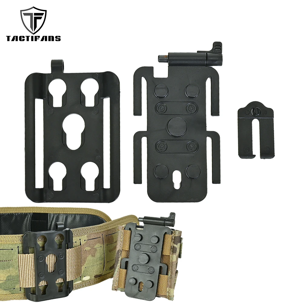 Tactifans MOLLE Inserts&Receiver Modular System Tactical Belt Loop Hunting Vest MAG Magazine Pouch Connection Attachment Adapter