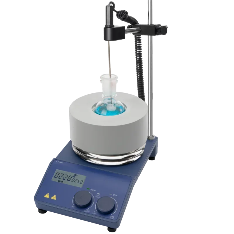 محرك مغناطيسي من سلسلة Laboao LMS-H280 مع سترة تسخين مختبر التحكم الرقمي LCD للبحث العلمي
