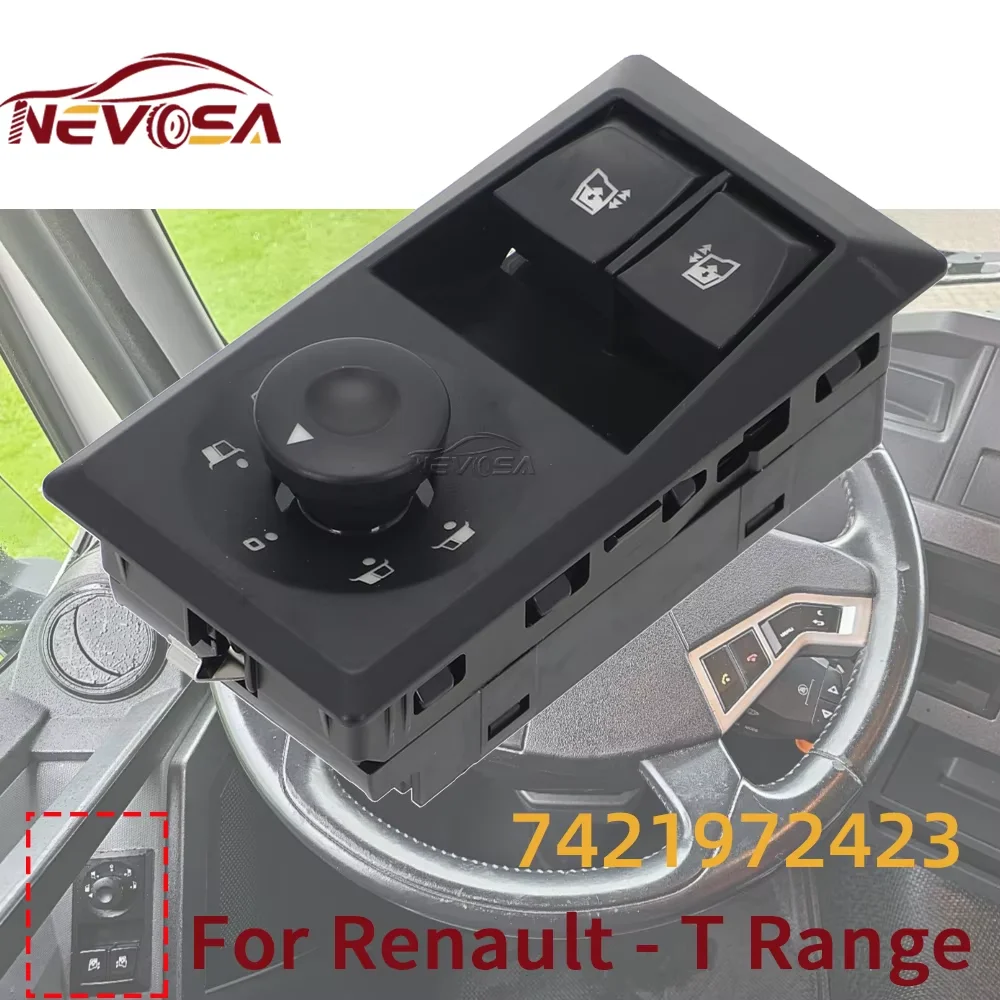 

NEVOSA 24V For Renault Truck Door Panel Replacement Switch OEM 7421972423 7423391509 44T404901