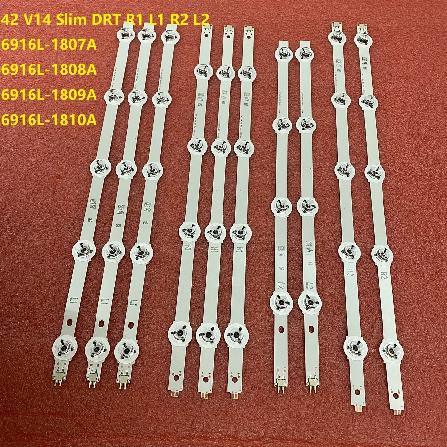 Светодиодная лента с подсветкой для Panasonic TX-42AS750E TX-42AS740E TX-42AS650 LC420DUF VG F1 6916L-1807A 1808A 1809A 1810A