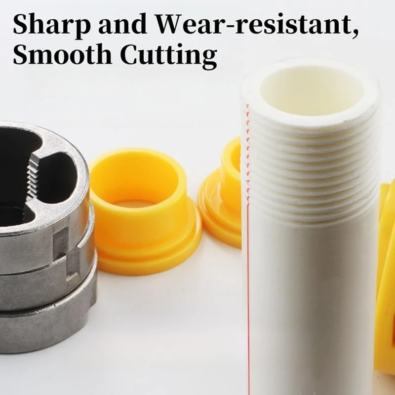 Strumento per la creazione di filettature in PVC per trapano elettrico, strumento per la creazione di filettature in PVC per trapano elettrico, kit dispositivo per tubi dell'acqua per trapano elettrico