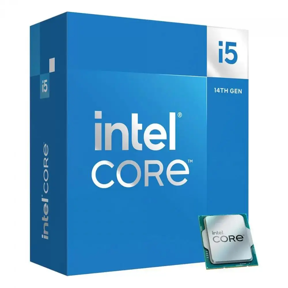 معالج Intel Core i5 14400F، 3.5 جيجا هرتز (4.7 جيجا هرتز توربو)، الجيل الرابع عشر، 10 ألوان 16 خيط، LGA 1700، BX8071514400F