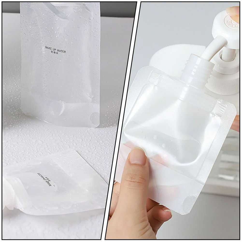 

1 set Empty Lotion Bag Travel Size Sub-Packing Pouch For Creams Moisturizers Hand Soap Tsa Approved Toiletry Essentials