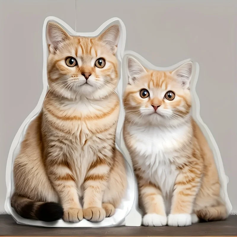 New Customized pet pillow with personalized cat and dog face design