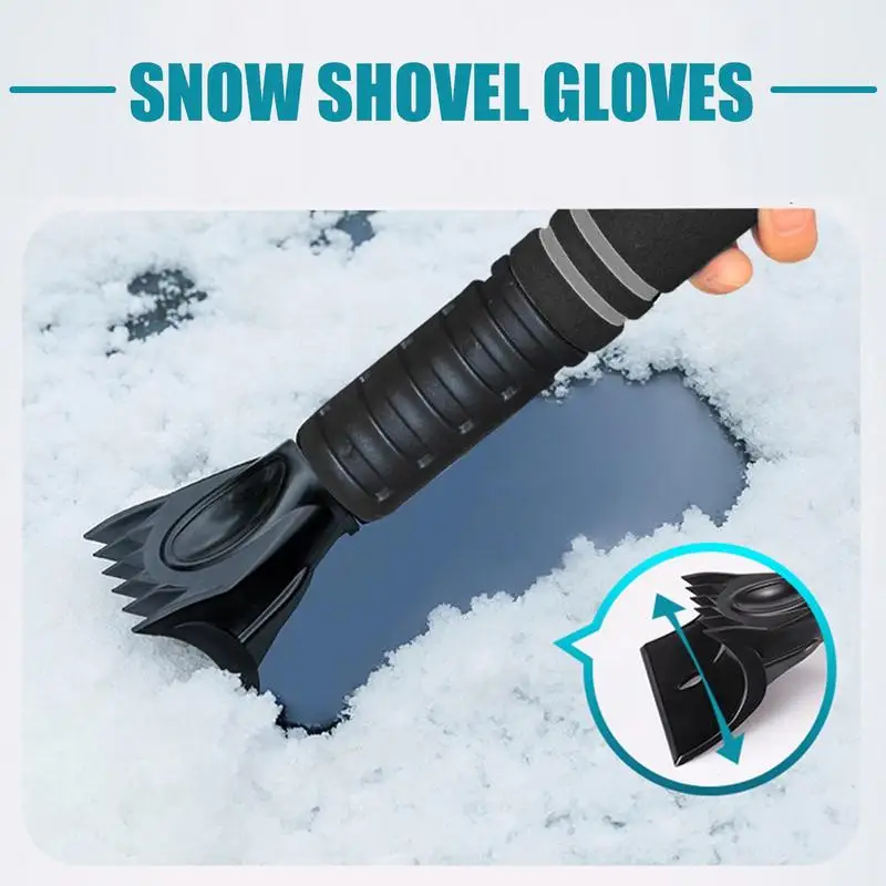 Folding Shovel Multifunctional Portable Shovel With Durable Aluminum Edge Blade Utility Scalable Portable Lightweight Snow