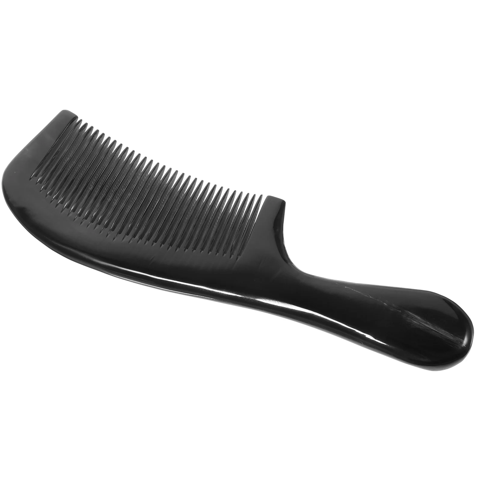 Black Buffalo Horn Comb Home Hair Styling Natural Ox Fashion High-quality Horns Trustworthy