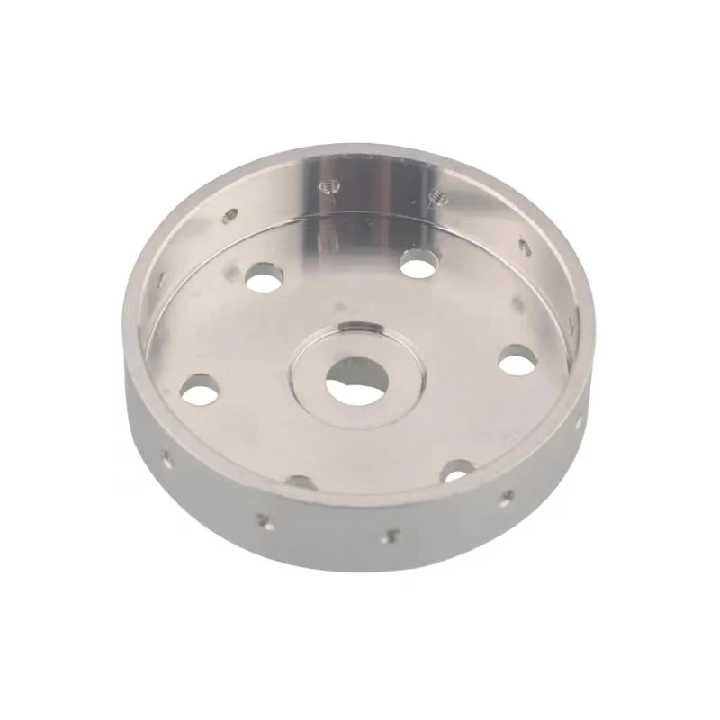 CNC Machined Custom Stainless Steel Industrial With Flange Perforated Mounting Base