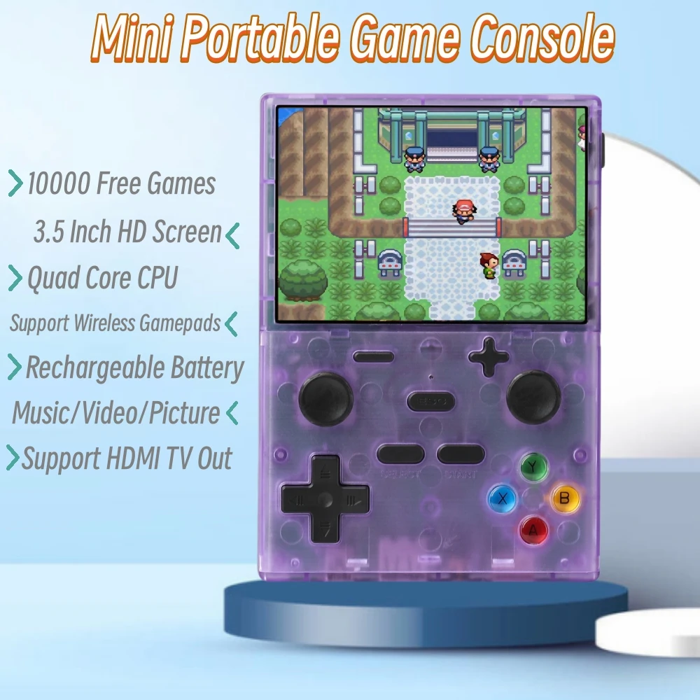 

Mini Portable Game Console XGB35 Handheld Game Player 10000 Free Games For PS1/MAME Retro Arcade Game Machine Support HD TV Out