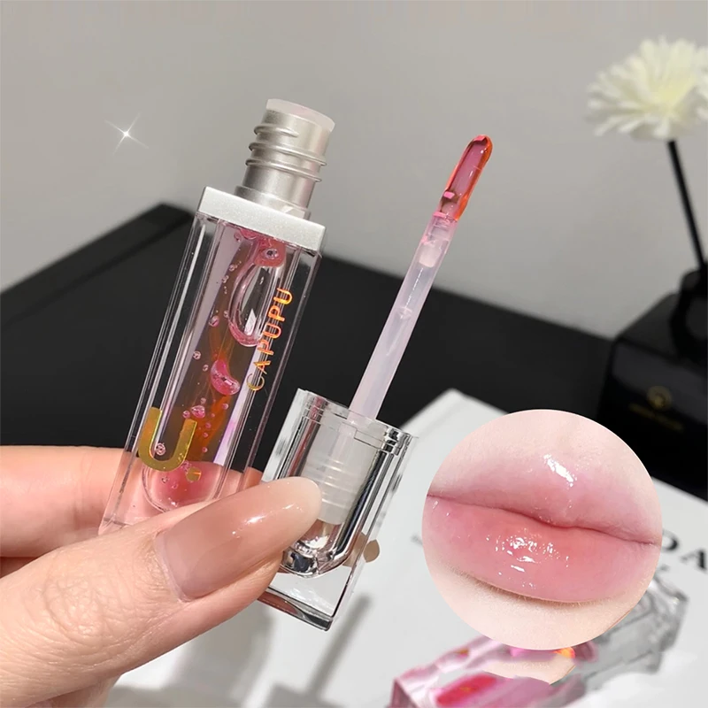 Hidratante Long-Lasting Lip Gloss, transparente Fade Line, batom Base, alto nível de aparência, lábios