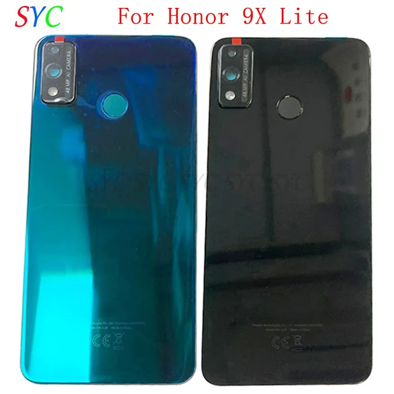 

Back Door Battery Cover Housing Case For Honor 9X Lite Rear Cover with Logo Repair Parts