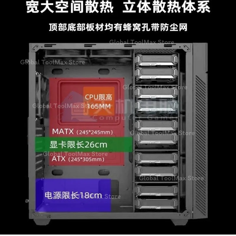 Multi-Chassis 4 6 8 10 12 14 16 Disk 3.5 HDD Server Storage Desktop Computer