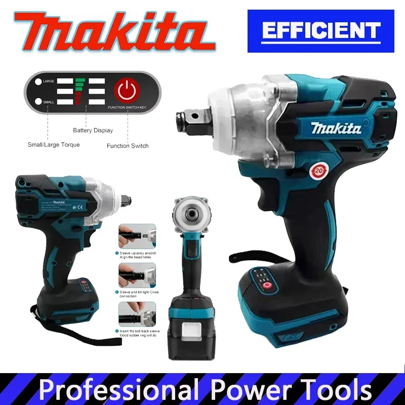 

Электрическая отвертка Makita DTW600, перезаряжаемая дрель-отвертка, бесщеточный шуруповерт, совместимый с аккумулятором Makita 18 В.
