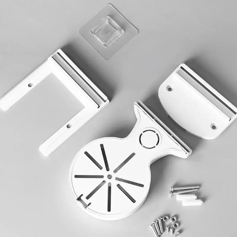 دعامة تثبيت على الحائط لكاميرا الأمان العالمية على شكل حرف L معزولة لتنظيم كابلات البناء من الكمبيوتر الشخصي، رف سهل التركيب #6