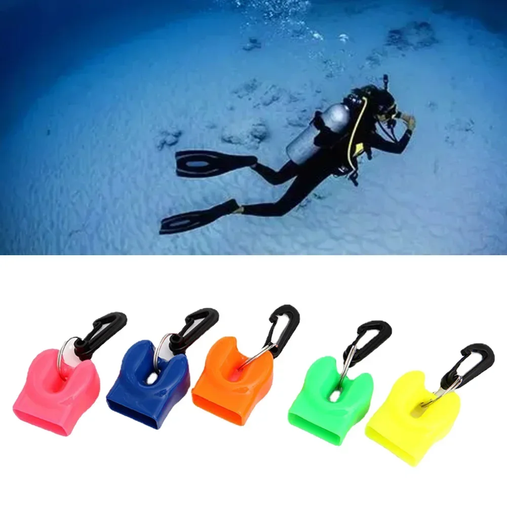 Standard Scuba Dive Mouthpiece Holder Dust Cap 2nd Stage Regulator Octopus Retainer Clip Water Sports Diving Accessories
