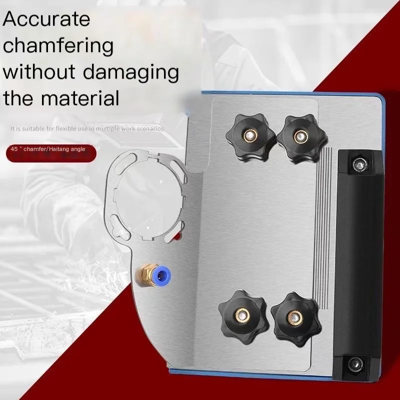 เครื่องเจียรตั้งกระเบื้อง 45 °   Chamfer เครื่องบดมุมตัดขาตั้งเครื่องบดผู้ถือพิเศษตัดวงเล็บมุมขาตั้งบด