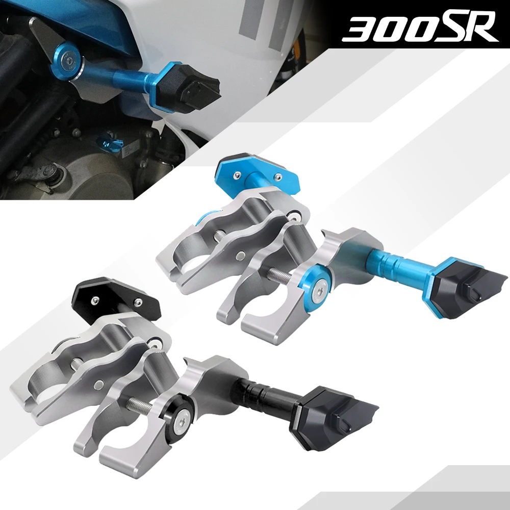 

Для CFMOTO 300SR ABS 250SR 2019-2023 2022 2021 2020 SR ABS MY22 250NK ABS слайдеры рамы, аварийный коврик, защита от падения