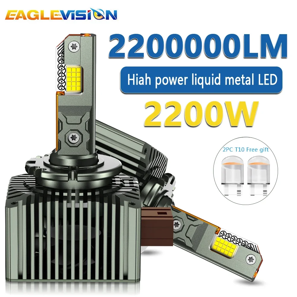 EAGLEVISION D1S D3S Led Canbus  Headlights Bulb Car Light Auto D1S D2S D3S D4S Xenon Lamp Plug and Play Lighthouse Light