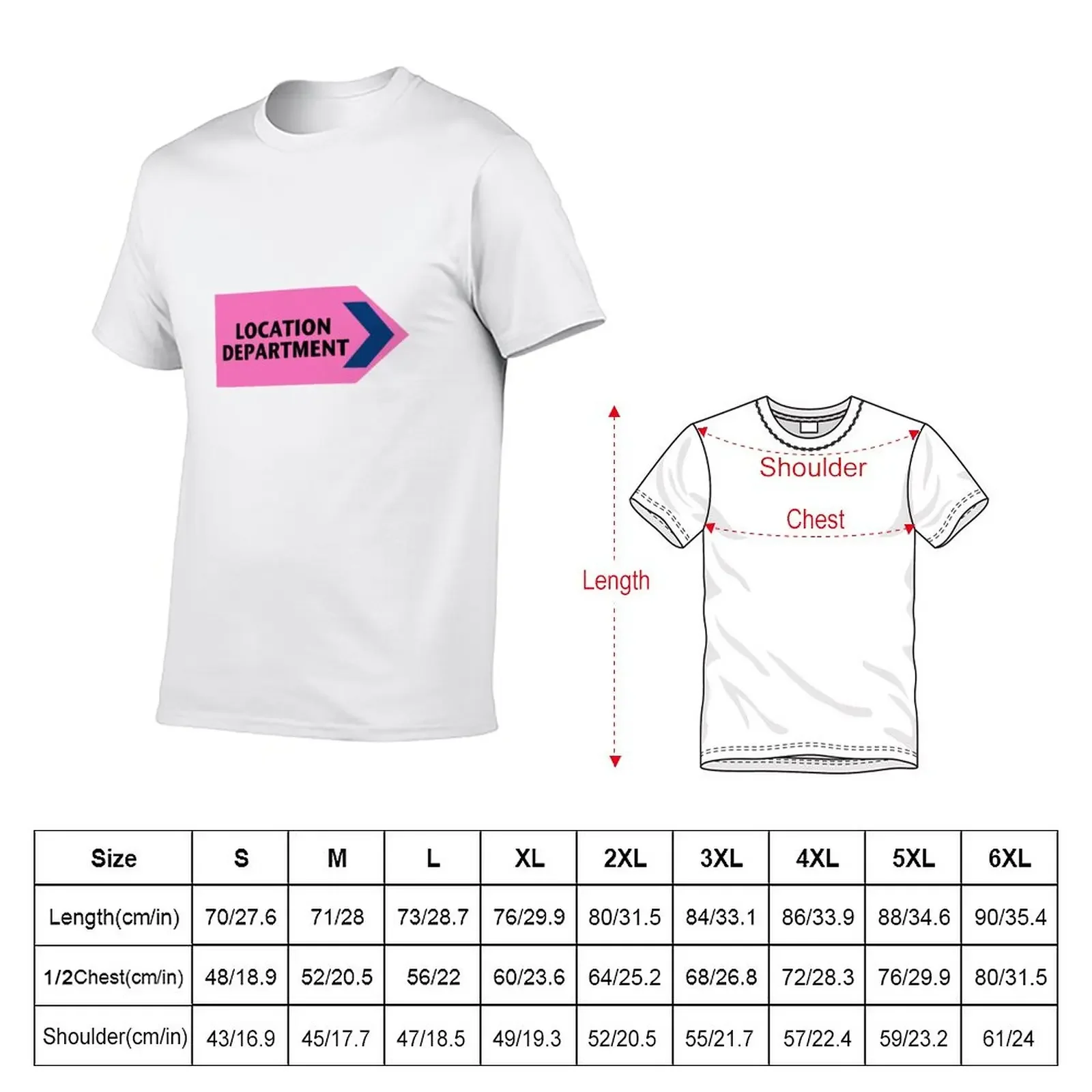 Location Department - Film Crew T-Shirt plus size tops cute tops mens graphic t-shirts pack