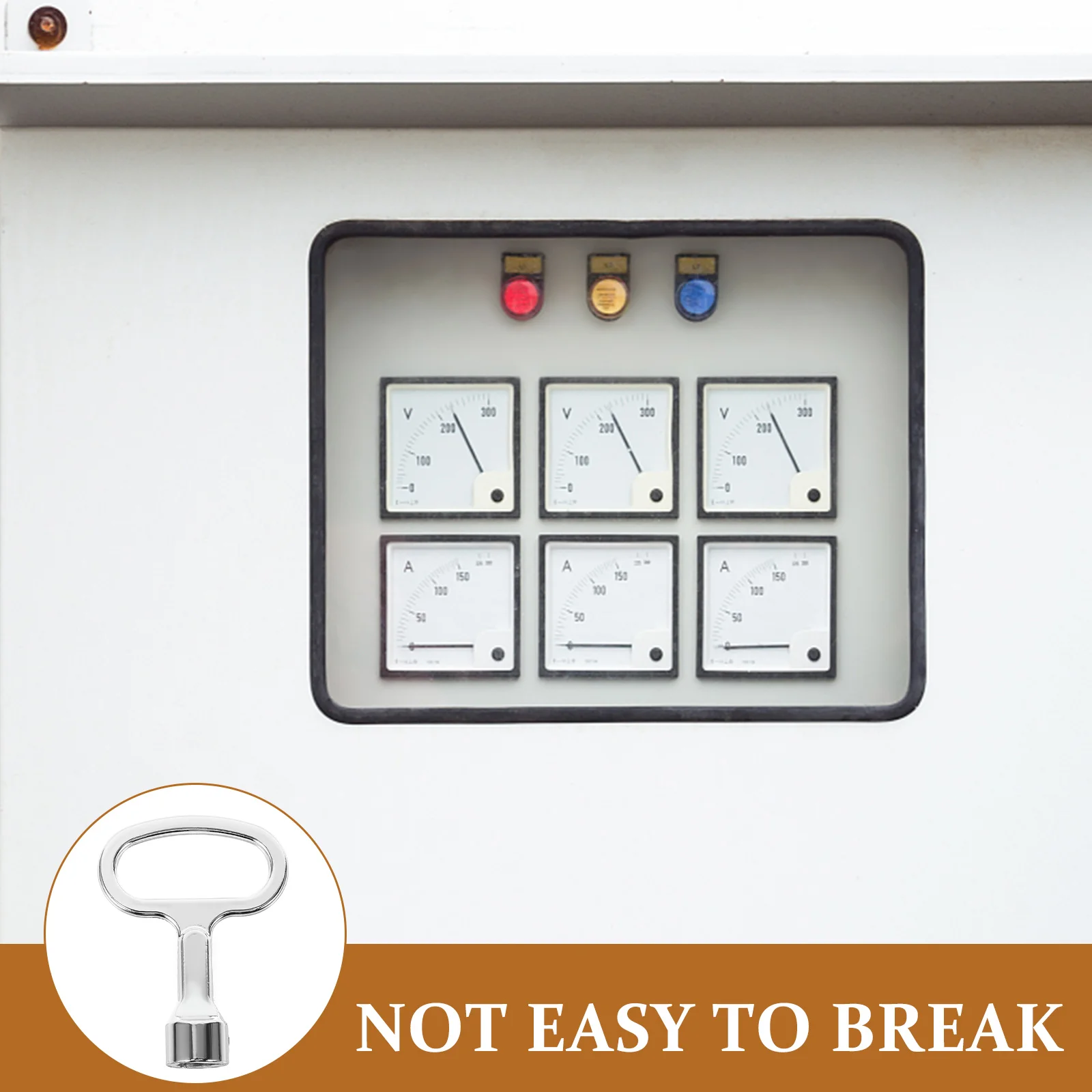 

5PCS Electricity Box Key Triangle Lock Aluminum Alloy Water Gas Meter Radiator Keys Suitable for Distribution Boxes Valves Power