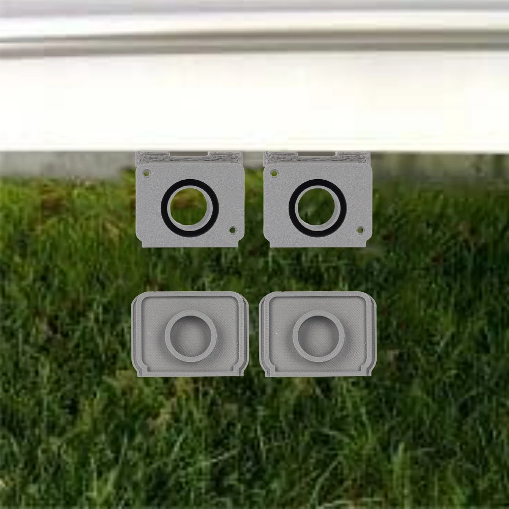 

2Set Compatible With 28mm Convolute Hose 28mm Caravan Waste Water Outlet Socket For RV Parts Accessories
