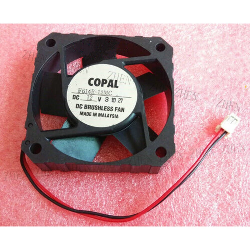 S New for COPAL F614R-12MC DC12V 2-pin cooling fan#QW
