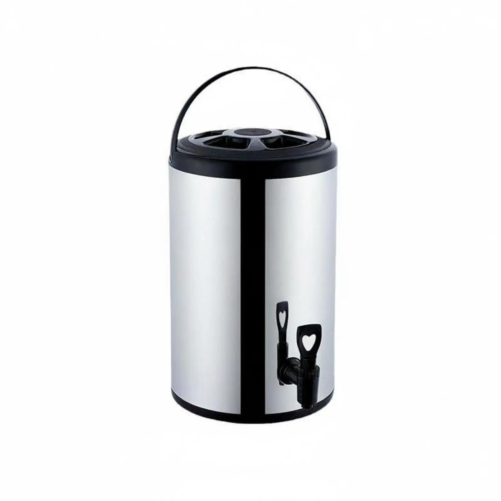 Stainless Steel Bucket Insulated Beverage Urn with PU Foam Filling for Milk Tea Shop Hot Cold Drink Dispenser