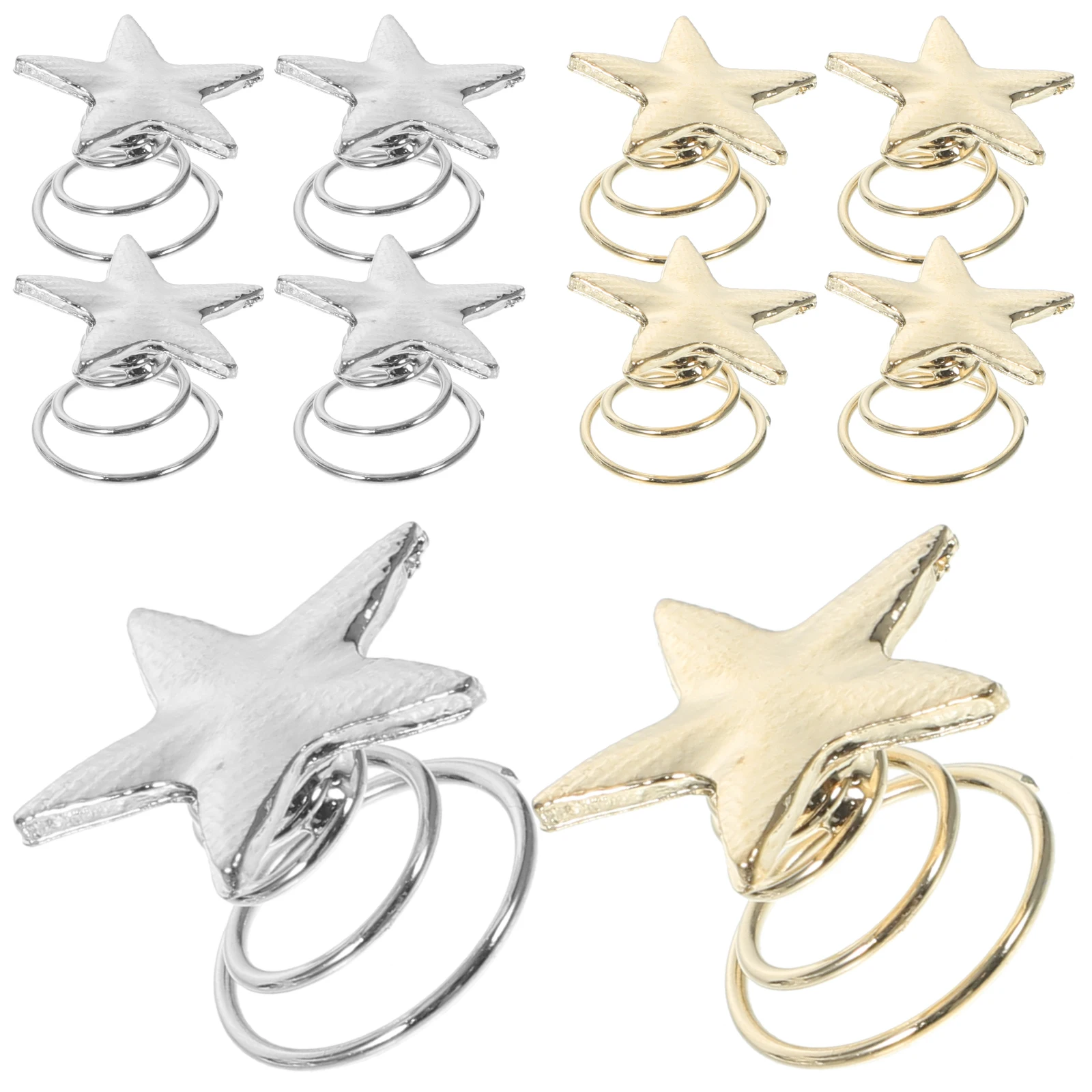 

20pcs Star Shape Spiral Hair Clips Sweet Bride Hairpin Wedding Party Prom Birthday Women Hair Accessories Bridal Barrette