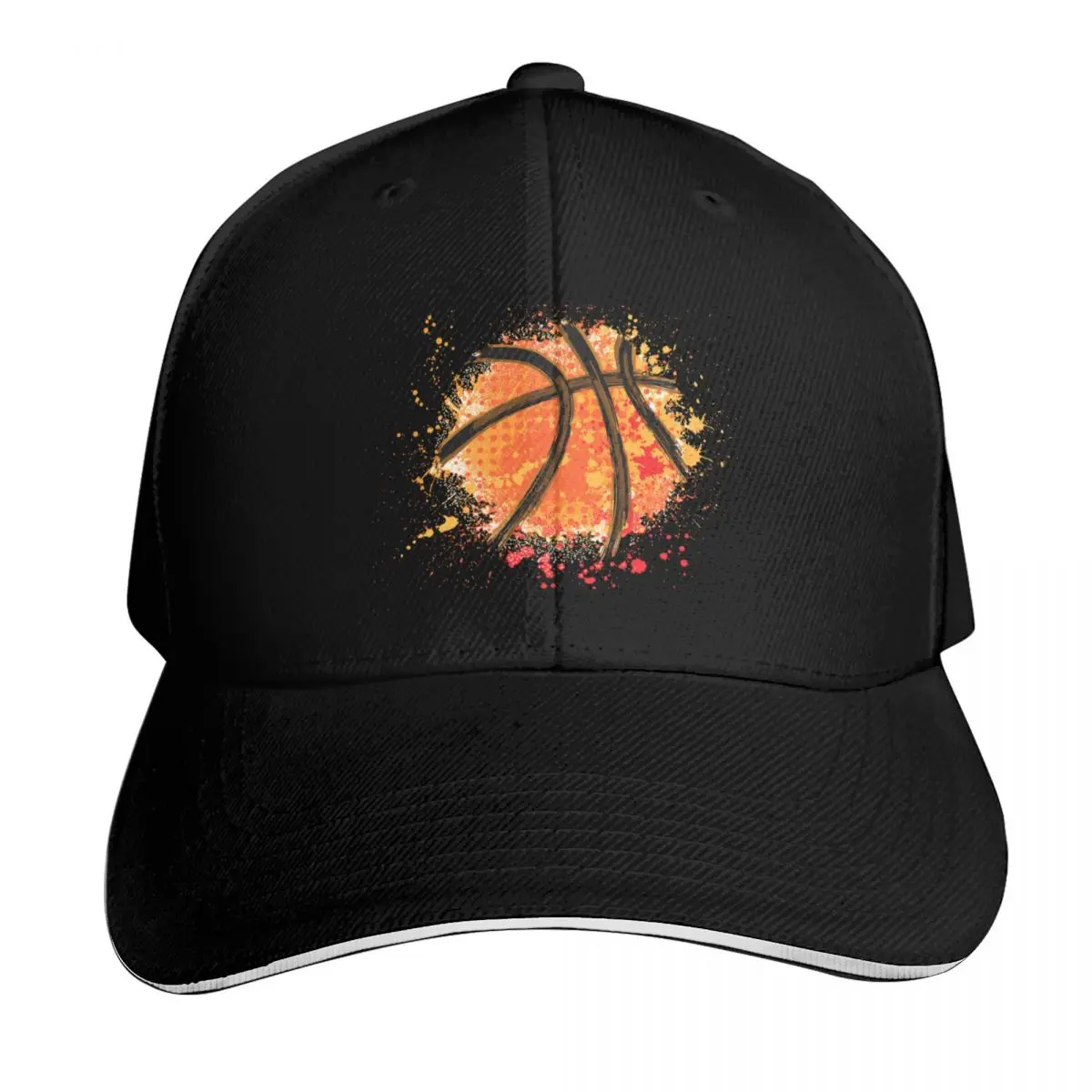 

orange basketball Baseball Cap Military Tactical Cap Military Cap Man Luxury man Visor Men's Baseball Women's