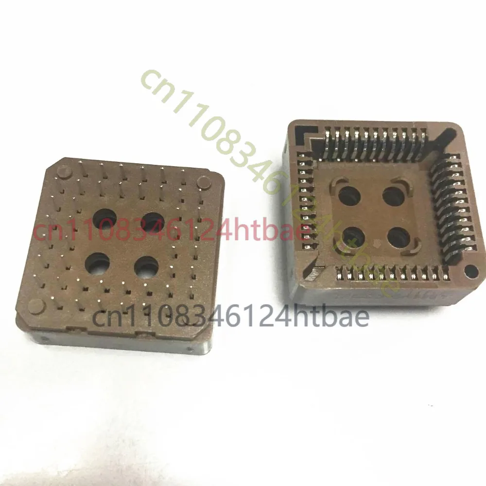 

For PLCC44 DIP IC Socket Chip Mounting Socket PLCC44 Pin Connector Adapter Electronic Components 100PCS Wholesale