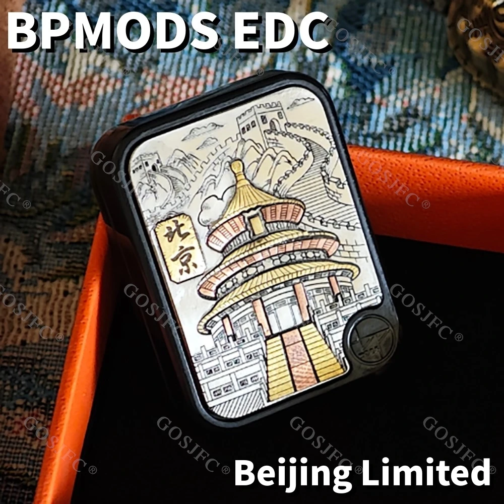 BPMODS EDC Beijing Limited Fidget Slider Patch in acciaio inossidabile Push Slider Fidget Toys per adulti Accessori da scrivania da ufficio