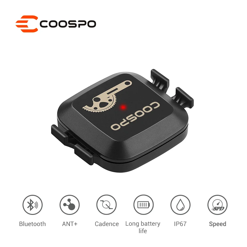 Czujnik prędkości obrotowej COOSPO Bluetooth 4.0 ANT + czujnik rowerowy Mtb dla Wahoo Garmin komputer rowerowy