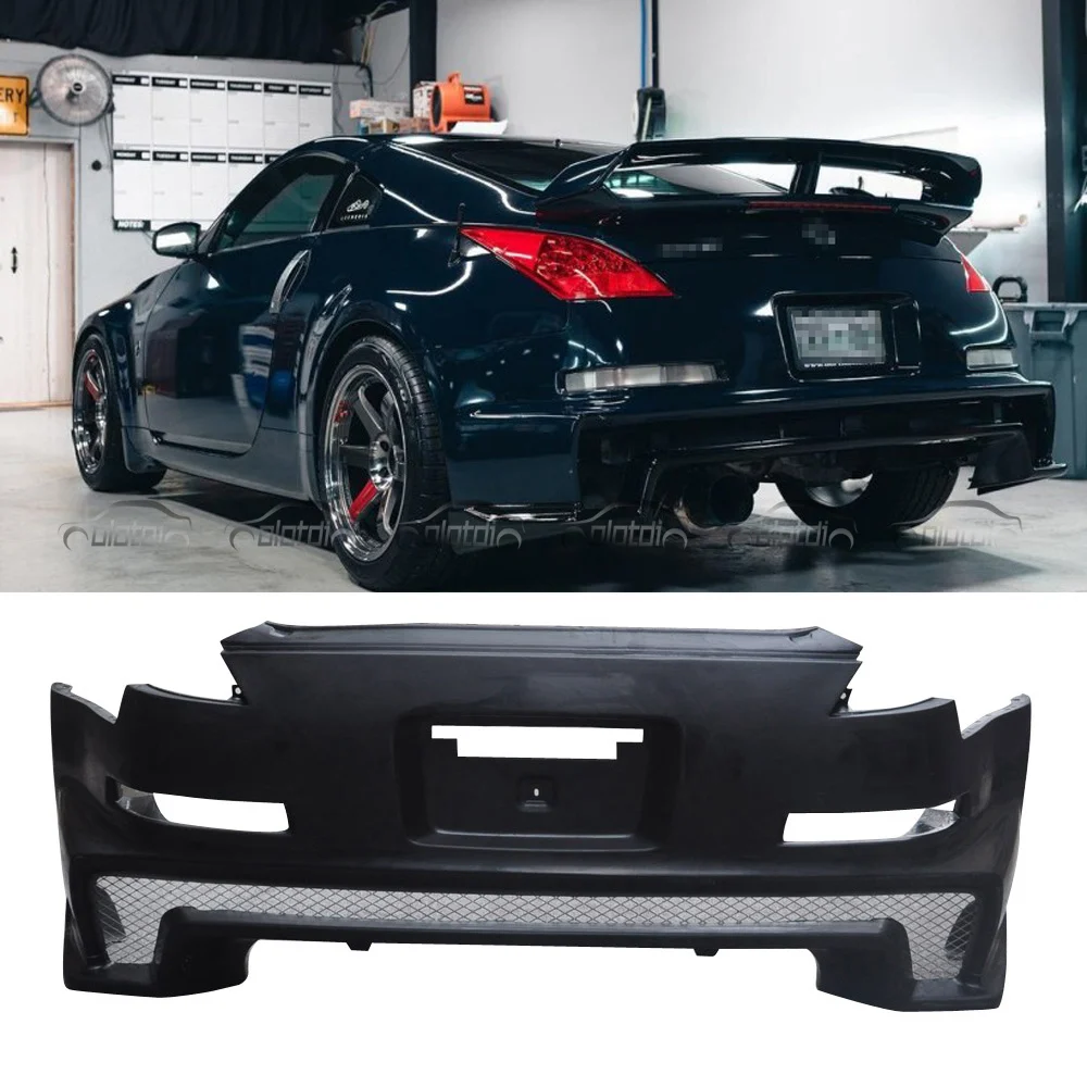 

RS Type Fiberglass Car Body Kits For Nissan 350Z Fair Lady Skyline G35 Z33 Rear Bumper 2003+