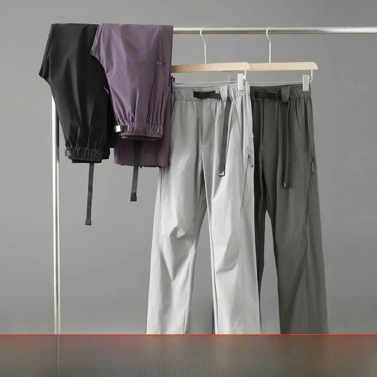 

3D Tailored Elastic Waist Jump Pants Qui Dry Breathable Men Women Autumn Casual Straight Leg Pants Functional Sle